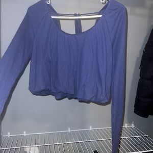 We The Free Women's Blue Long Sleeve Top